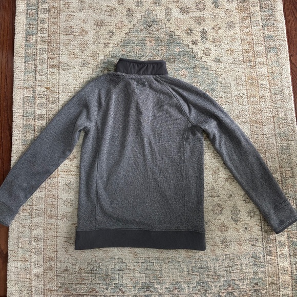Under Armour boys 1/4 gray placket sweater size youth medium - Picture 6 of 7
